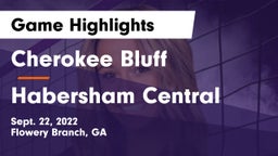 Cherokee Bluff   vs Habersham Central Game Highlights - Sept. 22, 2022