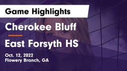 Cherokee Bluff   vs East Forsyth HS Game Highlights - Oct. 12, 2022