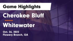 Cherokee Bluff   vs Whitewater  Game Highlights - Oct. 26, 2022