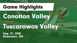 Conotton Valley  vs Tuscarawas Valley  Game Highlights - Aug. 27, 2020