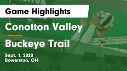 Conotton Valley  vs Buckeye Trail  Game Highlights - Sept. 1, 2020