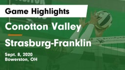 Conotton Valley  vs Strasburg-Franklin  Game Highlights - Sept. 8, 2020