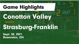 Conotton Valley  vs Strasburg-Franklin  Game Highlights - Sept. 30, 2021