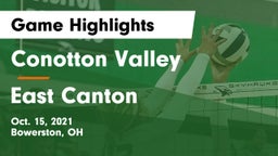 Conotton Valley  vs East Canton  Game Highlights - Oct. 15, 2021