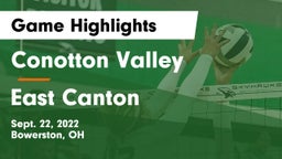 Conotton Valley  vs East Canton  Game Highlights - Sept. 22, 2022