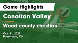Conotton Valley  vs Wood county christian Game Highlights - Oct. 11, 2022