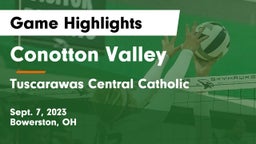 Conotton Valley  vs Tuscarawas Central Catholic  Game Highlights - Sept. 7, 2023