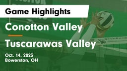 Conotton Valley  vs Tuscarawas Valley  Game Highlights - Oct. 14, 2023