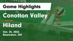 Conotton Valley  vs Hiland  Game Highlights - Oct. 25, 2023