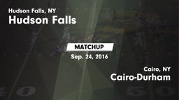 Matchup: Hudson Falls vs. Cairo-Durham  2016