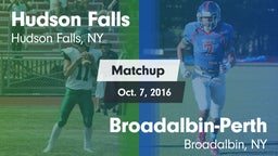 Matchup: Hudson Falls vs. Broadalbin-Perth  2016