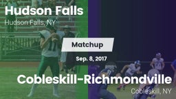 Matchup: Hudson Falls vs. Cobleskill-Richmondville  2017