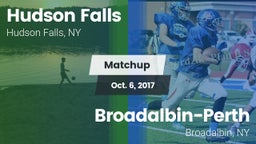 Matchup: Hudson Falls vs. Broadalbin-Perth  2017