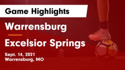 Warrensburg  vs Excelsior Springs  Game Highlights - Sept. 14, 2021