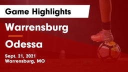 Warrensburg  vs Odessa  Game Highlights - Sept. 21, 2021