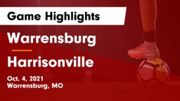 Warrensburg  vs Harrisonville  Game Highlights - Oct. 4, 2021