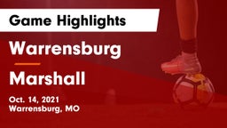 Warrensburg  vs Marshall  Game Highlights - Oct. 14, 2021