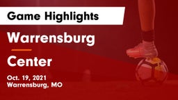 Warrensburg  vs Center  Game Highlights - Oct. 19, 2021