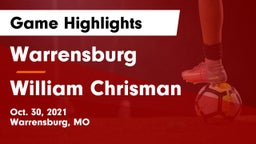 Warrensburg  vs William Chrisman  Game Highlights - Oct. 30, 2021
