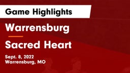 Warrensburg  vs Sacred Heart  Game Highlights - Sept. 8, 2022