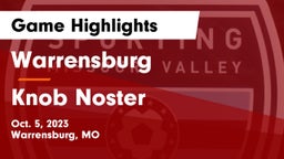 Warrensburg  vs Knob Noster  Game Highlights - Oct. 5, 2023