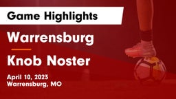 Warrensburg  vs Knob Noster  Game Highlights - April 10, 2023
