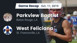 Recap: Parkview Baptist  vs. West Feliciana  2019