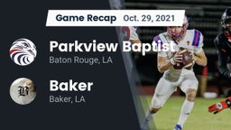 Recap: Parkview Baptist  vs. Baker  2021