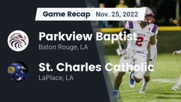 Recap: Parkview Baptist  vs. St. Charles Catholic  2022