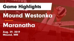 Mound Westonka  vs Maranatha Game Highlights - Aug. 29, 2019