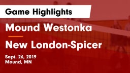 Mound Westonka  vs New London-Spicer  Game Highlights - Sept. 26, 2019