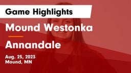 Mound Westonka  vs Annandale  Game Highlights - Aug. 25, 2023