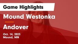 Mound Westonka  vs Andover Game Highlights - Oct. 14, 2023