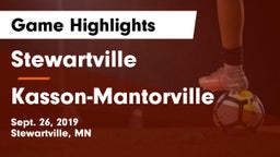 Stewartville  vs Kasson-Mantorville  Game Highlights - Sept. 26, 2019