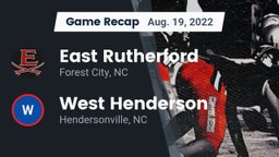 Recap: East Rutherford  vs. West Henderson  2022