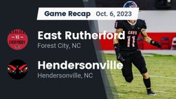 Recap: East Rutherford  vs. Hendersonville  2023