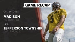 Recap: Madison  vs. Jefferson Township  2015