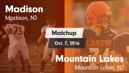 Matchup: Madison vs. Mountain Lakes  2016