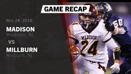 Recap: Madison  vs. Millburn  2016