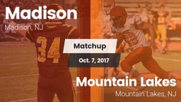 Matchup: Madison vs. Mountain Lakes  2017