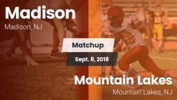 Matchup: Madison vs. Mountain Lakes  2018
