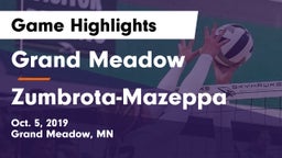 Grand Meadow  vs Zumbrota-Mazeppa  Game Highlights - Oct. 5, 2019
