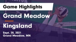 Grand Meadow  vs Kingsland  Game Highlights - Sept. 28, 2021