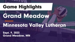 Grand Meadow  vs Minnesota Valley Lutheran Game Highlights - Sept. 9, 2023