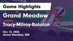 Grand Meadow  vs Tracy-Milroy-Balaton  Game Highlights - Oct. 14, 2023