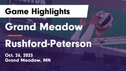 Grand Meadow  vs Rushford-Peterson  Game Highlights - Oct. 26, 2023