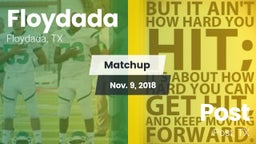 Matchup: Floydada vs. Post  2018
