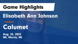 Elisabeth Ann Johnson  vs Calumet  Game Highlights - Aug. 25, 2022