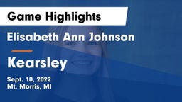 Elisabeth Ann Johnson  vs Kearsley Game Highlights - Sept. 10, 2022