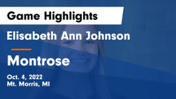Elisabeth Ann Johnson  vs Montrose Game Highlights - Oct. 4, 2022